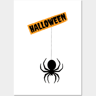 Halloween spider Posters and Art